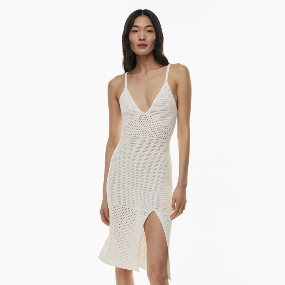 Aritzia Wilfred Evie Midi Knit Dress